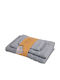 24home.gr Bath Towel Set 3 pcs Dusty Blue