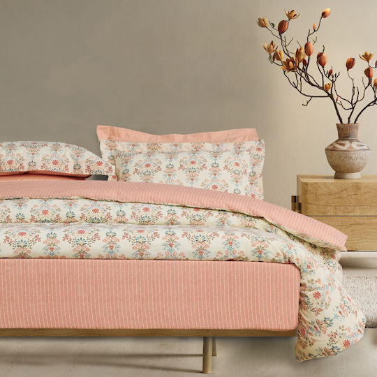 Das Home 5455 Semi Double Fitted Sheet Set 120x200+35cm Salmon (3 Pieces)