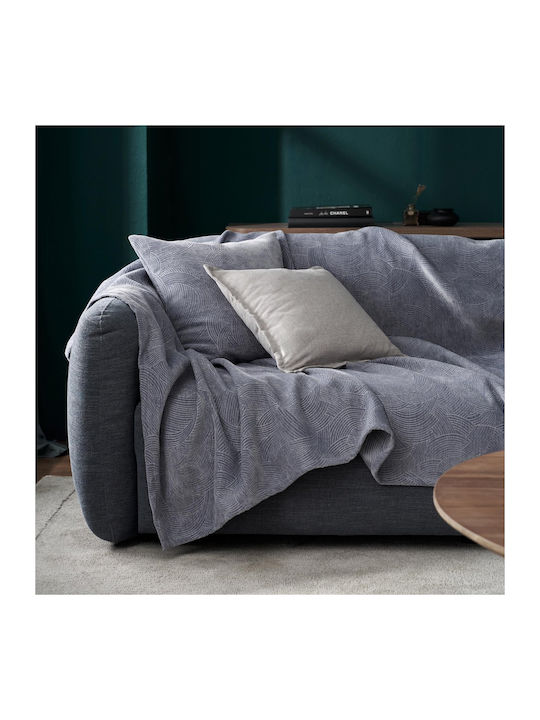 Gofis Home Nimbus Armchair Throw 180x180cm Blue...