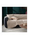 Gofis Home Salmon Three-Seater Sofa Throw Chenille 180x300 cm Salmon