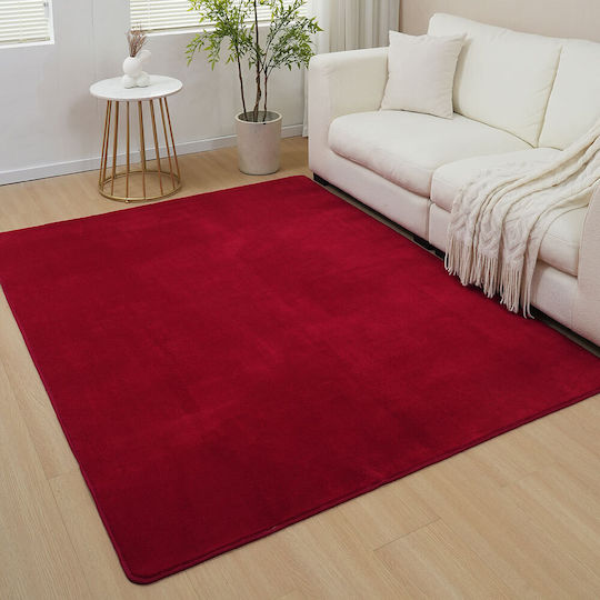Homeone Soft Χαλί Ορθογώνιο Shaggy Μπορντό 200x270cm