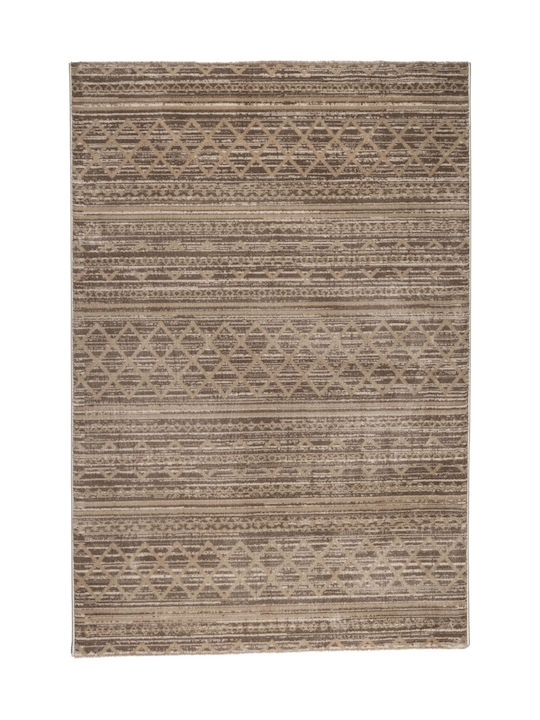 Isexan Allegra 1811 Rechteckiger Teppich Schwar...