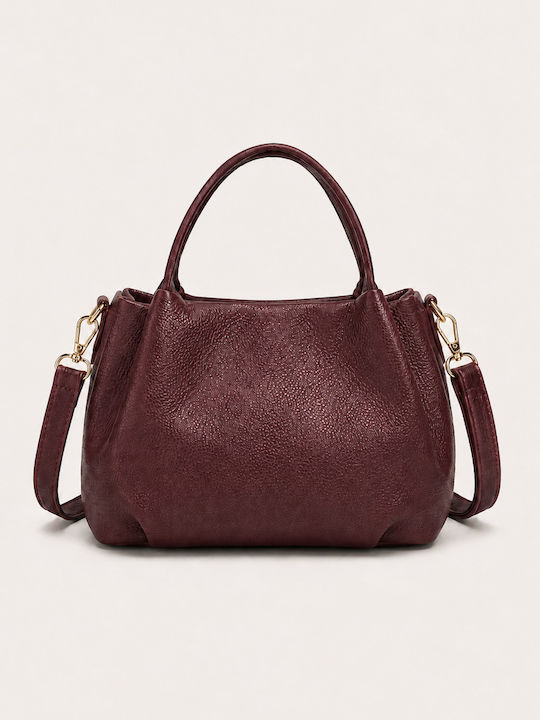 Fabric Women's Handbag / Crossbody Burgundy