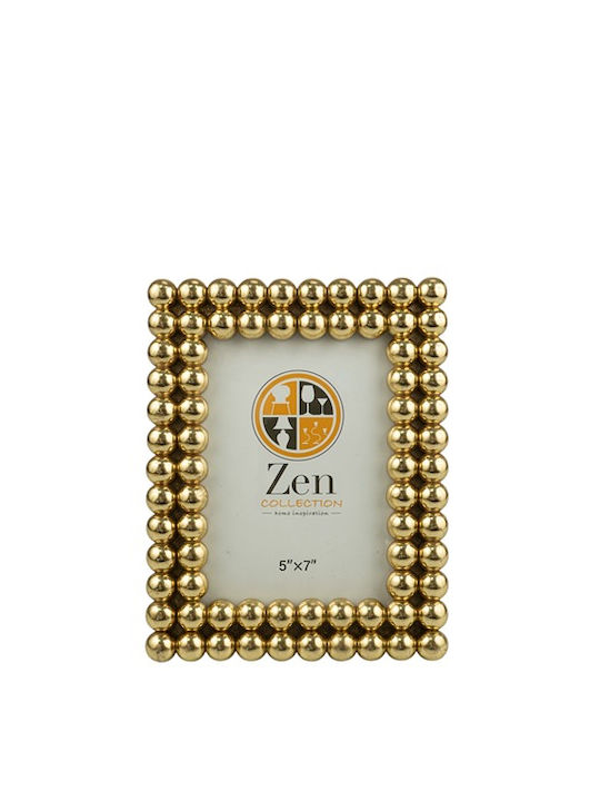 Zen Collection Plastic Photo Frame with Gold Frame