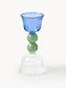 &Klevering Glas-Kerzenhalter 12x6x6 cm (Verschiedene Farben)