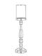 Palma Emporio Sfeșnic Metalic de Culoare Argintie 12x48 cm