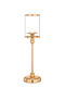 Palma Emporio Sfeșnic Metalic de Culoare Aurie 12x44 cm