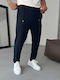 Men’s Loose Fit Dark Blue Trousers