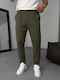 Men's Loose Fit Khaki Trousers