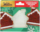 Lebkuchenhaus-Ausstecher mit Stempel 7,5 cm