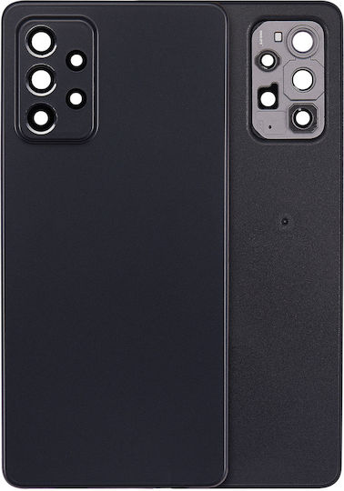 Capac Spate Din Sticlă Samsung Galaxy A72 A725 2021 Aftermarket Plus Awesome Negru