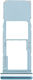 Single-SIM-Kartenhalter Samsung Galaxy A71 A715 2020 Prism Crush Blau