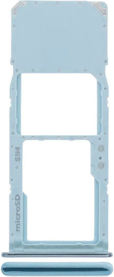 Single-SIM-Kartenhalter Samsung Galaxy A71 A715 2020 Prism Crush Blau