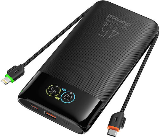 Veger W2085S Powerbank 20000 mAh 45 W mit USB-A- und USB-C-Anschluss, Power Delivery, Schwarz