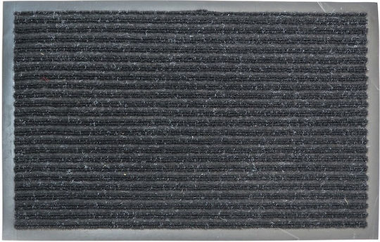 Chios Hellas Carpet Entrance Mat with Non-Slip Backing Black 90x120cm PD312MA