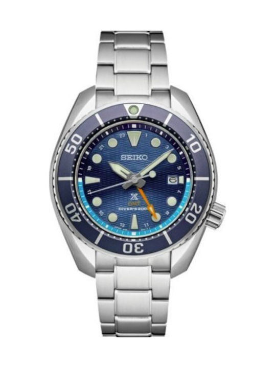 Seiko Мъжки часовник на батерия със сребриста метална верижка Seiko Мъжки часовник на батерия със сребриста метална верижка