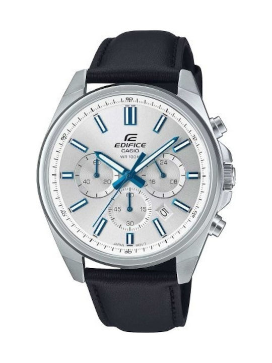 Casio Herren-Chronograph mit Quarzwerk und schw...
