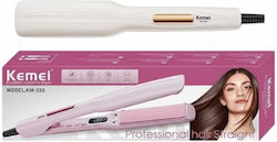 Kemei KM-333 Hair Straightener with Ceramic Pla...