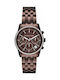 Bryant Women's Chronograph Battery-Powered Watch with Brown Metal Bracelet