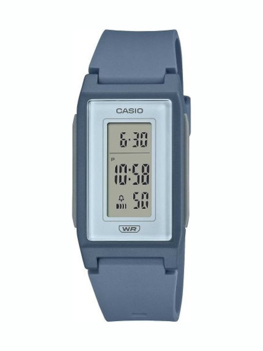 Casio Herrenarmbanduhr mit Batterie und blauem ...