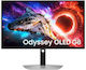Odyssey G8 G80SH Monitor de Gaming OLED 27" 4K 3840x2160 240Hz cu Timp de Răspuns de 0.03ms GTG Gri