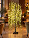 Illuminated Natural-Look Willow Christmas Decorative Tree 180 cm