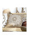 S-f Zen Sofa Cushion Made of 100% Cotton Taupe 45x45cm