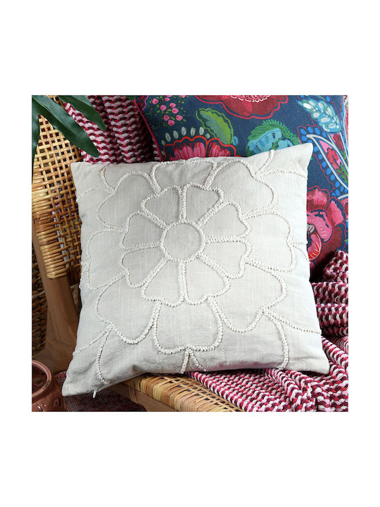 S-f Bellissima Sofa Cushion in 100% Cotton Natu...
