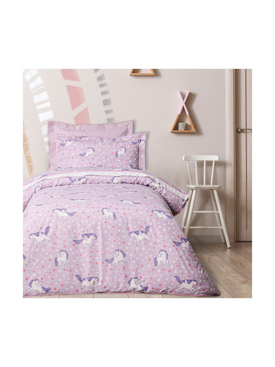 Das Home Kids Single Duvet 4988 Lilac 160x240cm