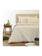 Melinen Double Bed Sheet Set 205x270cm Ecru/Beige (4 pcs)