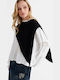 Γυναικείο Πόντσο Πλεκτό Μαύρο