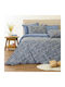 Melinen Ultra Double Bed Sheet Set 205x270cm Jean (4 pcs)