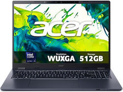 Acer TravelMate P4 16 TMP416-54 -TCO 16" IPS FHD+ (Ultra 5-225U/16GB/512GB SSD/W11 Pro) Slate Blue (UK Keyboard) Acer TravelMate P4 16 TMP416-54 -TCO 16" IPS FHD+ (Ultra 5-225U/16GB/512GB SSD/W11 Pro) Slate Blue (UK Keyboard)