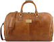 Tuscany Leather Antigua Reise-Dufflebag Beige aus Leder