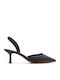 Gavedessi Pointed-Toe Heels with Strap Black