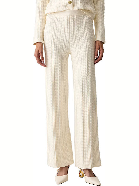 Damen-Stoffhose in Slim Fit Weiß