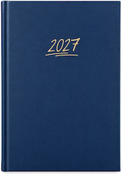 Ekdoseis Planogramma Daily Diary 2027 Blue 14x21cm