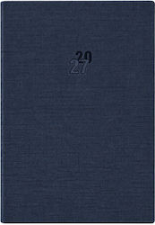 Ekdoseis Planogramma Daily Diary 2027 Blue 14x21cm