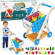 Lean Toys Supermarket Trolley for Ages 3+ 26 Pieces
