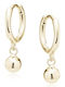 Lysea Virelia Women's Hoop Earrings 925 Sterling Silver Gold Colored