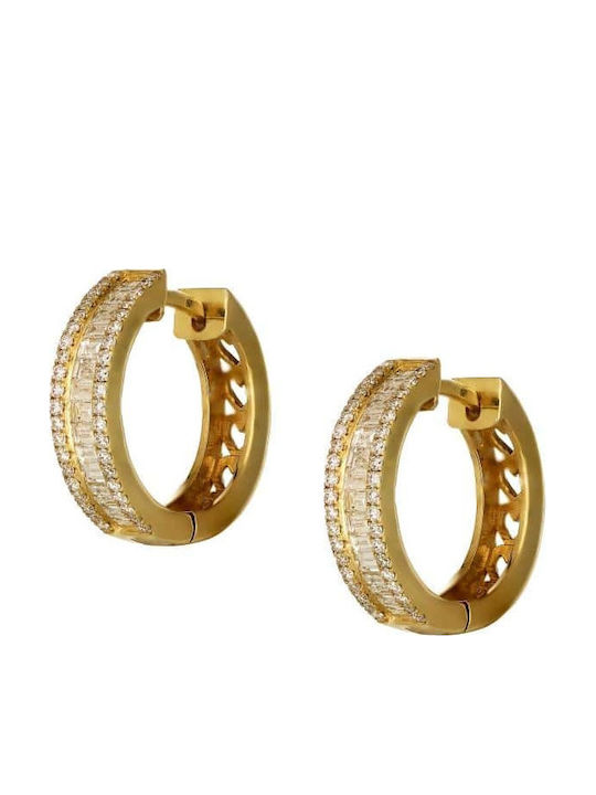 Lysea Women's Silk Aura Huggie Earrings 925 Silver Gold Plated