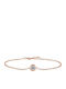 Lysea Women's Chain Bracelet in Gold-Plated Silver 14cm