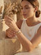 Lysea Women's Leather Cuff Bracelet