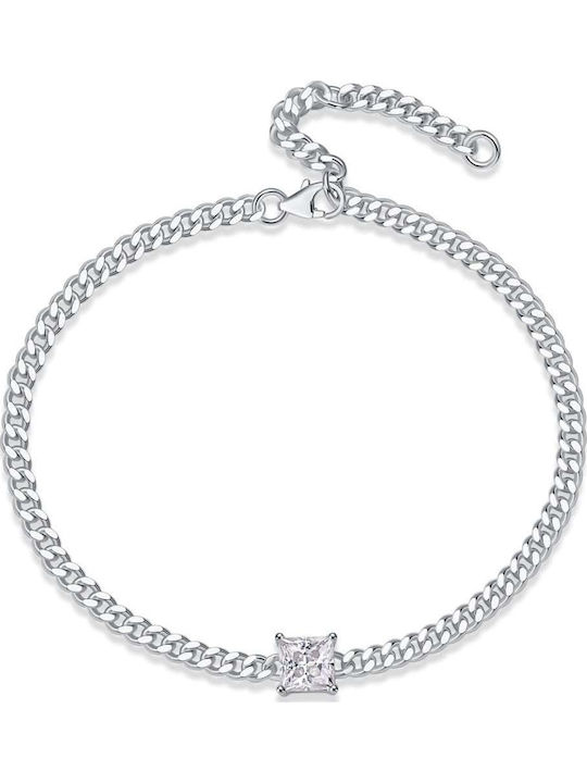 Lysea Women's Silver Chain Bracelet 16cm Lysea Women's Silver Chain Bracelet 16cm