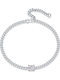Lysea Women's Silver Chain Bracelet 16cm