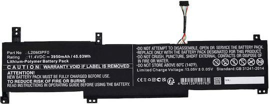 Laptop-Batterie Lenovo Coreparts 45,03 Wh 11,4 V 3950 mAh