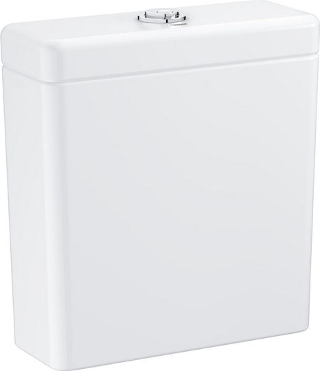 Grohe Wall Mounted Rectangular Plastic Toilet Cistern for Low Pressure White