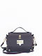 Burgunderrote Damen-Schultertasche aus Leder