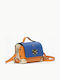 Leather Women's Flap Bag Multicolour