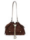 Bmicki Women's Drawstring Bag Chocolate / Gold
